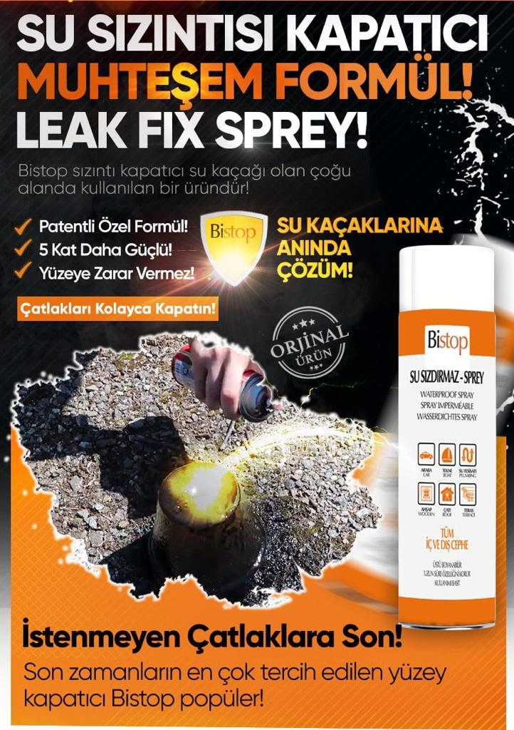 🛠️ Bistop Ultra Kapatıcı Su Sızdırmaz Sprey
