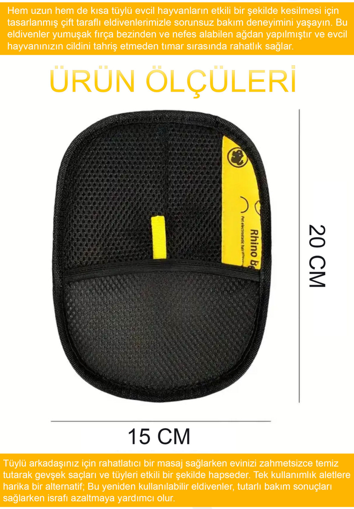 Armoni Tüy Toplama Eldiveni 🧤