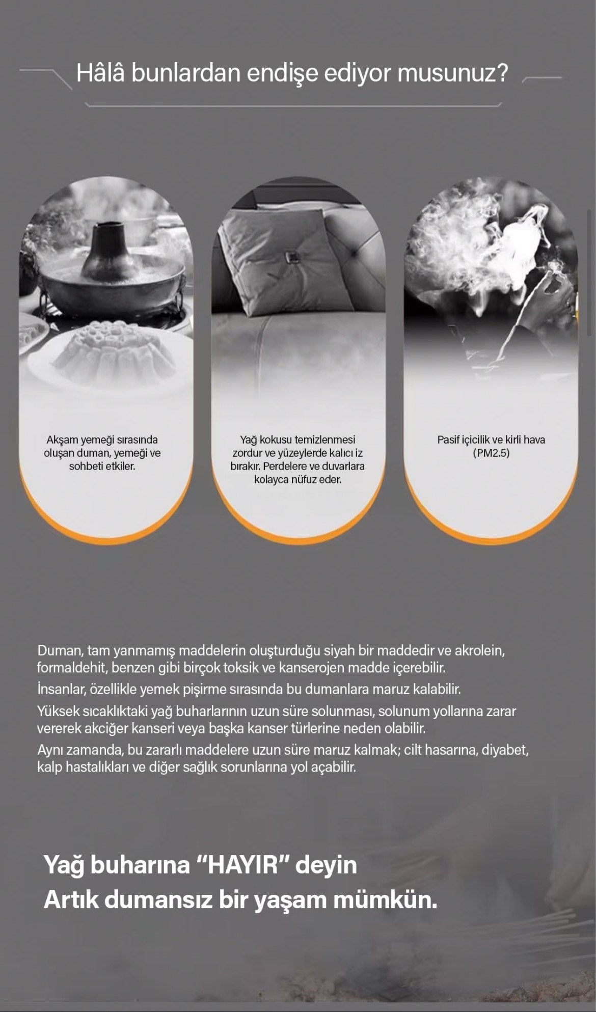 Armoni Masaüstü Davlumbaz