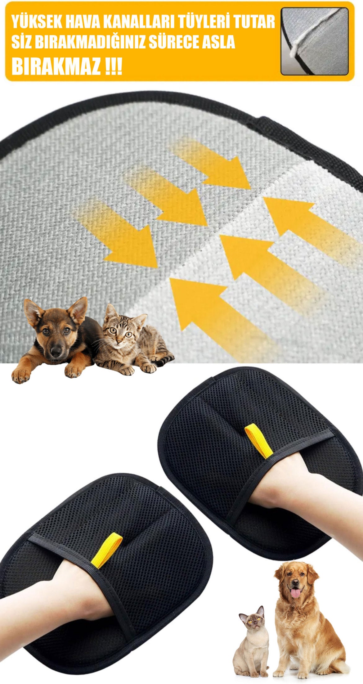 Armoni Tüy Toplama Eldiveni 🧤