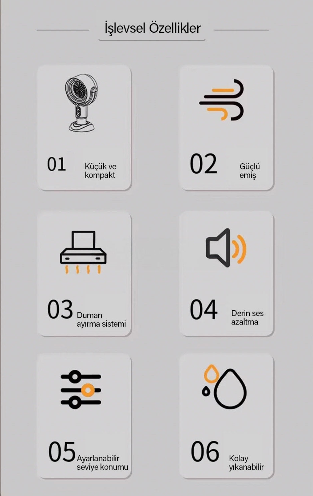 Armoni Masaüstü Davlumbaz